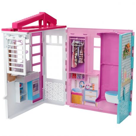 Дом для кукол Barbie Новый Раскладной Дом, FXG54