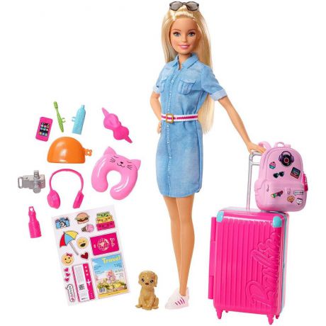 Игровой набор с куклой Barbie Barbie из серии Путешествия, FWV25