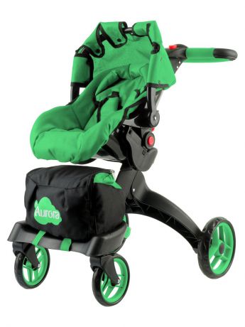 Транспорт для кукол Buggy Boom Многофункциональная коляска-трансформер для кукол 12-в-1 9005 Аврора (Aurora) зеленый