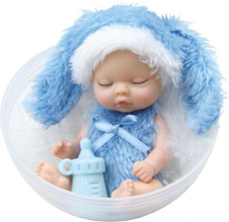 Мини-кукла FindusToys Infant Doll Sugar DOLLs голубой, розовый, желтый, белый