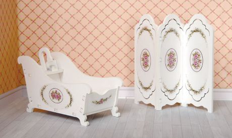 Набор мебели для кукол ЯиГрушка "Ванная комната", 59405, 2 предмета