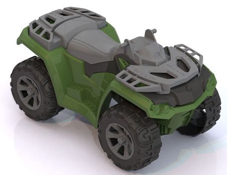 Квадроцикл Нордпласт "Командир", 253/зеленый-серый, 22x12x12 см