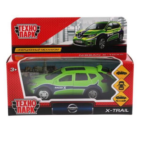 Машина Технопарк Nissan X-Trail спорт, 263456, зеленый, 12 см