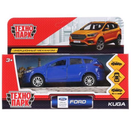 Машина Технопарк Ford Kuga, 265824, синий, 12 см