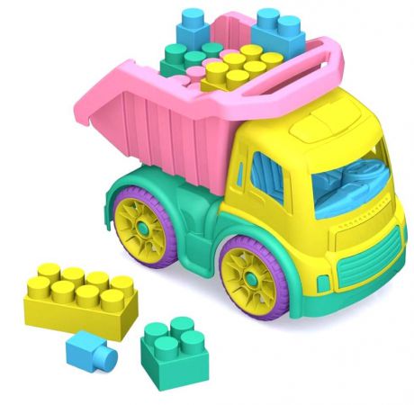 Машинка-игрушка Нордпласт ШКД31/, ШКД31/_желтый,розовый