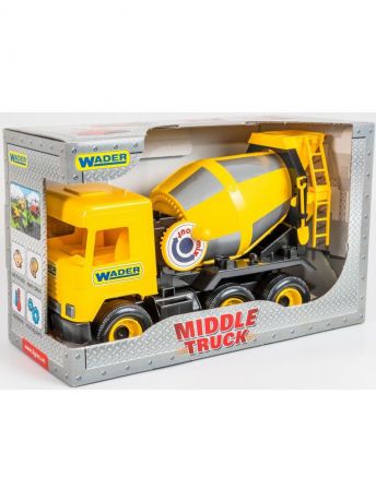 Спецтехника Wader "Middle Truck" бетоносмеситель, 184-39493 желтый