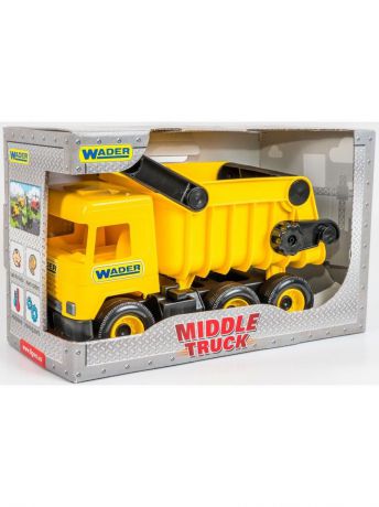 Спецтехника Wader "Middle Truck" самосвал, 184-39490 желтый