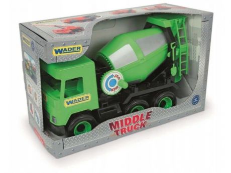 Спецтехника Wader "Middle Truck" кран, 184-39483 зеленый