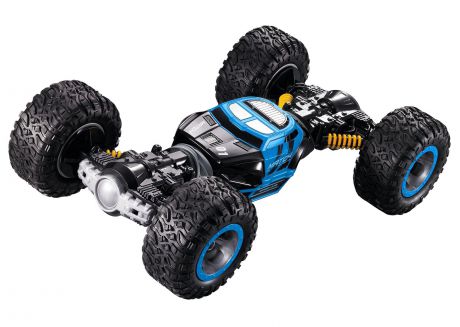 Машинка-игрушка HK Industries Радиоуправляемая машина Leopard King - гоночный внедорожник-перевёртыш синий