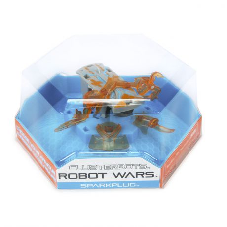 Игрушечный робот HEXBUG "Космический легионер. Спаркплаг" (2 диска) оранжевый
