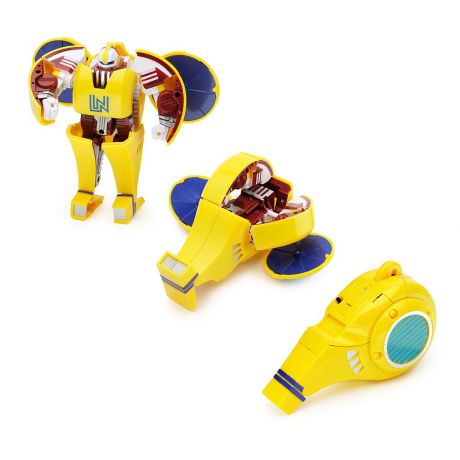 Робот-трансформер FindusToys "Свисток", FD-33-002, желтый