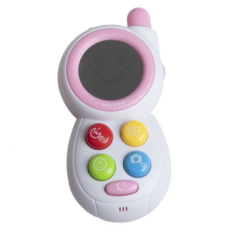 Электронная игрушка Huanger Улыбка белый, розовый, желтый, зеленый, красный, голубой
