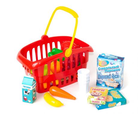 Сюжетно-ролевые игрушки ORION TOYS Корзина Супермаркет 362в2, 1008661 красный