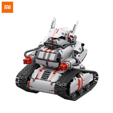 Игрушечный робот Xiaomi Конструктор робот-трансформер Mi Bunny Building Block Tank Toy, 800014RUS белый