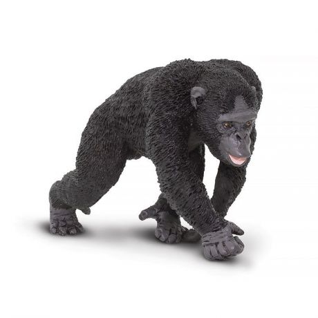 Фигурка Safari Ltd Обезьяна шимпанзе, 224729 черный