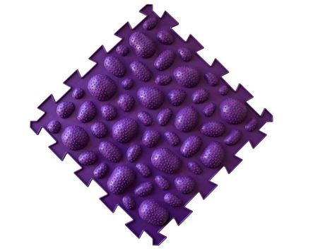 Коврик-пазл Орто Пазл морские камни мягкие, мкм(ф) фиолетовый