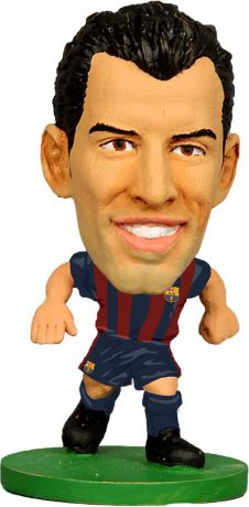 Фигурка SoccerStarz футболиста ФК Барселона Barcelona Sergio Busquets Home V-2018, 404044