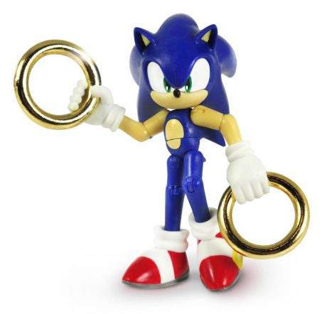 Фигурка Sonic "Sonic with Rings", с аксессуарами