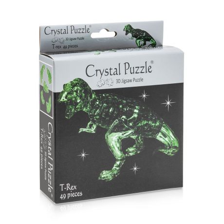 Головоломка Crystal Puzzle "Динозавр", 90334, зеленый