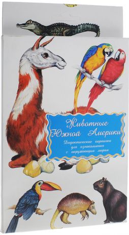 Маленький гений-Пресс Обучающие карточки Животные Южной Америки
