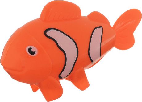 Умка Заводная игрушка Рыбка цвет оранжевый