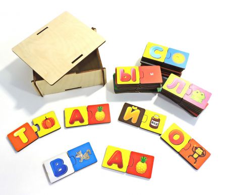 Обучающая игра Taowa Пазл, 051-217-1 красный, желтый, синий