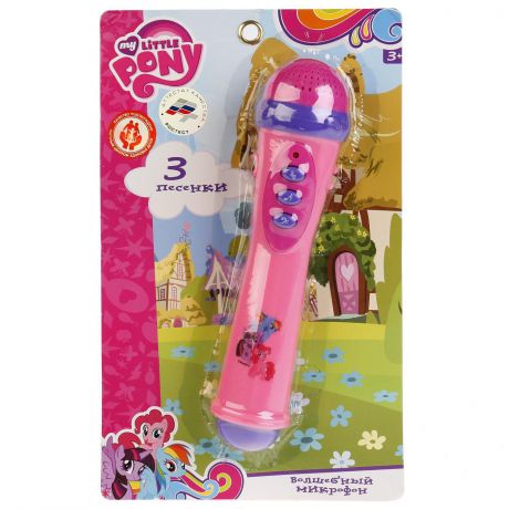 Микрофон Умка My Little Pony, 224229, розовый, синий