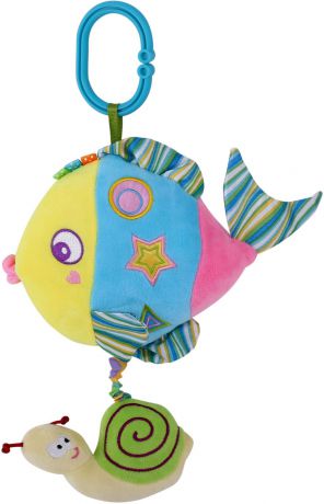 Подвесная музыкальная игрушка Lorelli Toys "Разноцветная рыбка". 10191250001