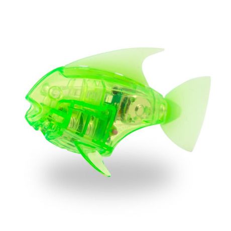 Игрушка для ванной HEXBUG Рыбка-робот светящаяся 460-2976 зеленый