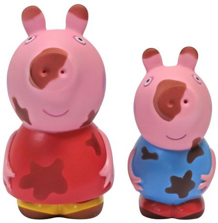 Peppa Pig Набор игрушек для ванной Грязнуля или Чистюля?