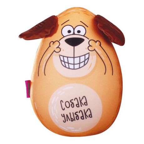 Игрушка антистресс Мнушки Игрушка «Собака с эмоциями», T3021C1708A802OR оранжевый, коричневый