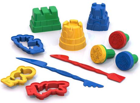 Игровой набор Нордпласт Набор для лепки (11 дет. в пакете) Нордпласт, 534/ синий, красный, желтый, зеленый