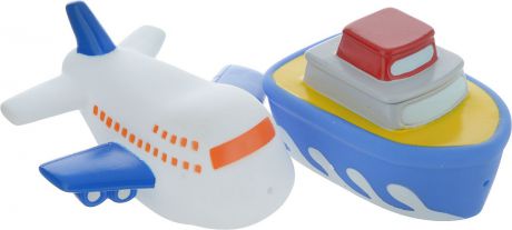 Играем вместе Набор игрушек для ванной Корабль и самолет
