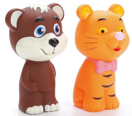 Играем вместе Набор игрушек для ванной Тигр и мишка