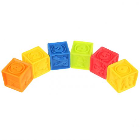 Игрушки для купания Играем вместе "Кубики" 254481, 6 шт