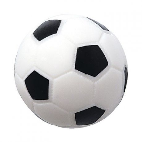 Игрушка для ванной ПОМА Мячик футбольный черный, белый