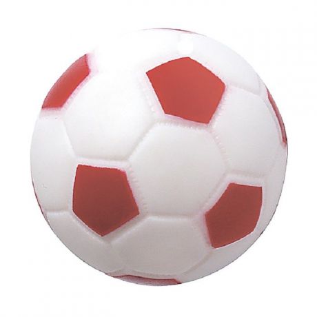 Игрушка для ванной ПОМА Мячик футбольный красный, белый