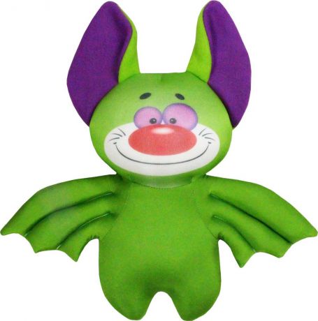 Игрушка антистресс Штучки, к которым тянутся ручки Летучая мышь Шиша, зеленая зеленый, фиолетовый