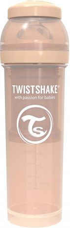 Бутылочка для кормления Twistshake Pastel антиколиковая, 78265, бежевый, 330 мл