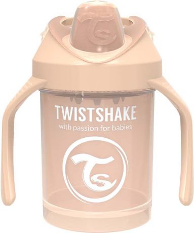 Поильник Twistshake Pastel, 78271, бежевый, 230 мл