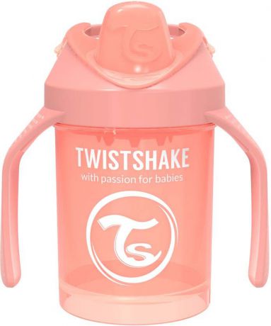 Поильник Twistshake Pastel, 78318, персиковый, 230 мл