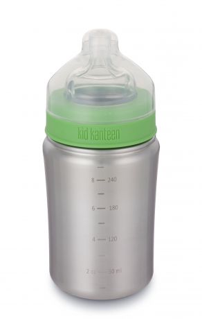 Бутылочка для кормления Klean Kanteen 1000277 серебристый, зеленый