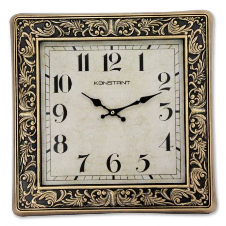Настенные часы Konstant 16, коричневый