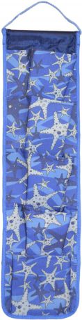 Органайзер в шкафчик для детского садика Мирти "Морские Звезды", 2000047140026, синий