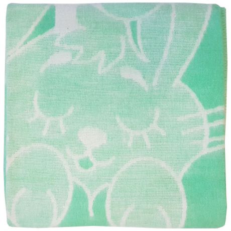 Одеяло детское 1155-5_зеленый, зеленый