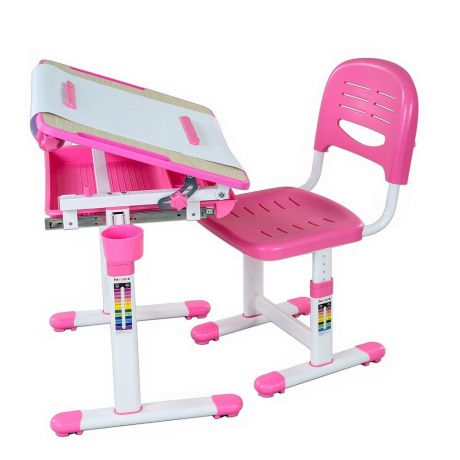 Набор детской мебели FunDesk Bambino Pink, розовый
