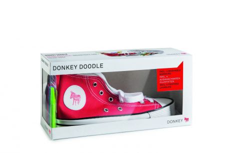 Пенал Donkey products Doodle + 4 водорастворимые ручки, DO400406