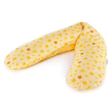 Подушка для кормящих и беременных Theraline Цветочки желтая, 52034101, желтый