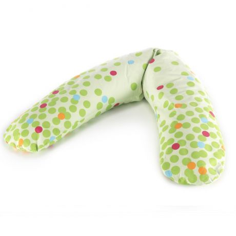 Подушка для кормящих и беременных Theraline Кружки зеленая, 52021800, зеленый