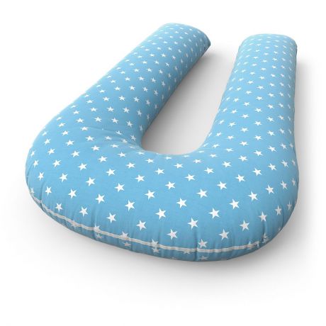 Подушка для кормящих и беременных Петербургский Уют Подушка U + наволочка Stars Blue